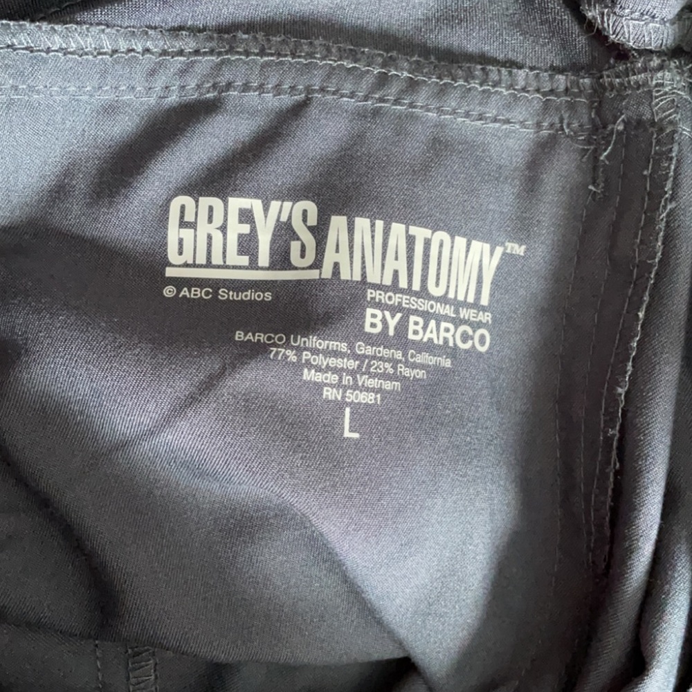 Greys anatomy scrub pants